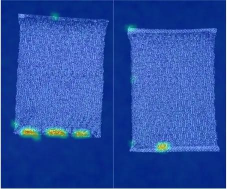 Inspección de calidad en línea de esponjas con visión artificial